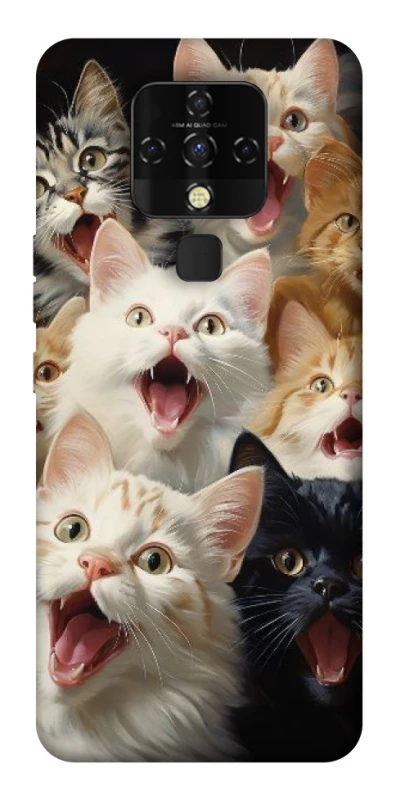 Чохол на TECNO Camon 16 SE Коти фото 1 з 1