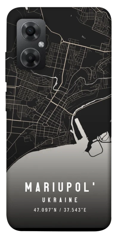 Чехол на Xiaomi Redmi Note 11R Mariupol map фото 1 из 1