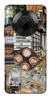 Чехол на Huawei Y9a Coffee collage ver.5 фото 1 из 1