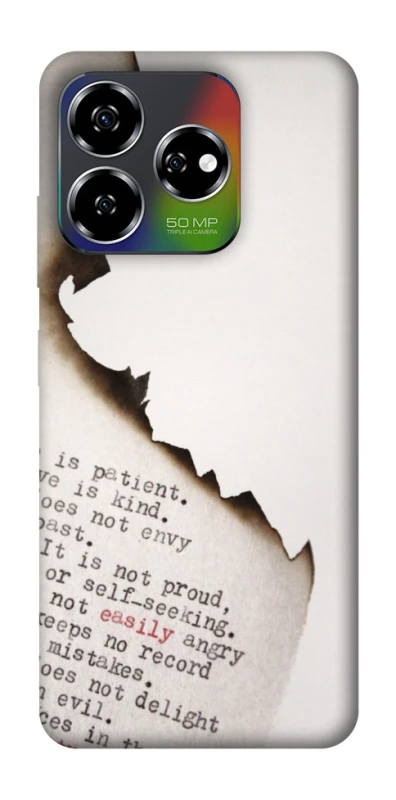 Чохол на ZTE Nubia V60 Вірші фото 1 з 1