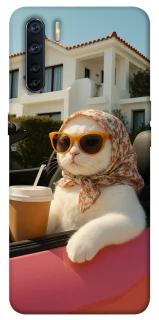 Чохол на Oppo A91 Stylish Cat Cruise фото 1 з 1