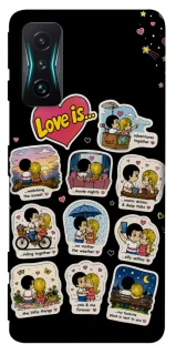 Чохол на Xiaomi Redmi K50 Gaming Love is ver.4 фото 1 з 1