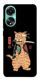 Чохол на Oppo A78 4G Кіт-самурай фото 1 з 1