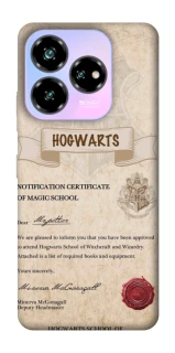 Чохол на ZTE Nubia V60 The Hogwarts acceptance letter фото 1 з 1