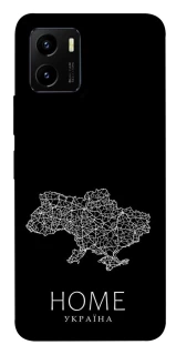 Чохол на Vivo Y15s Ukraine black map фото 1 з 1