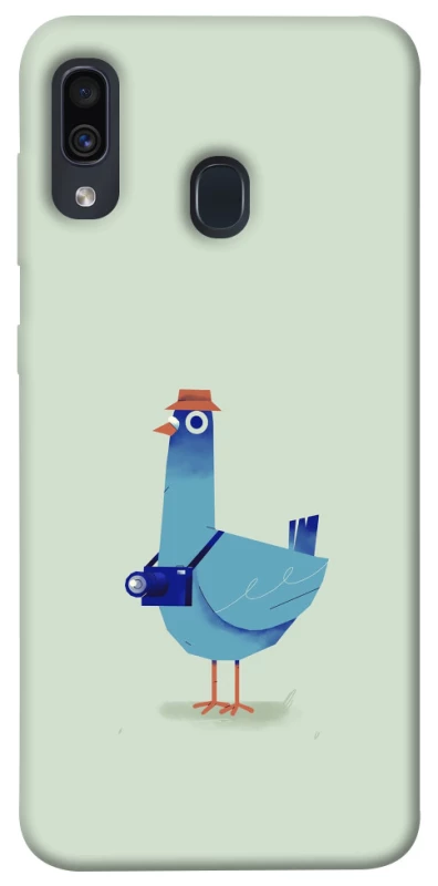 Чехол на Samsung Galaxy A20 / A30 Голуб-детектив фото 1 из 1