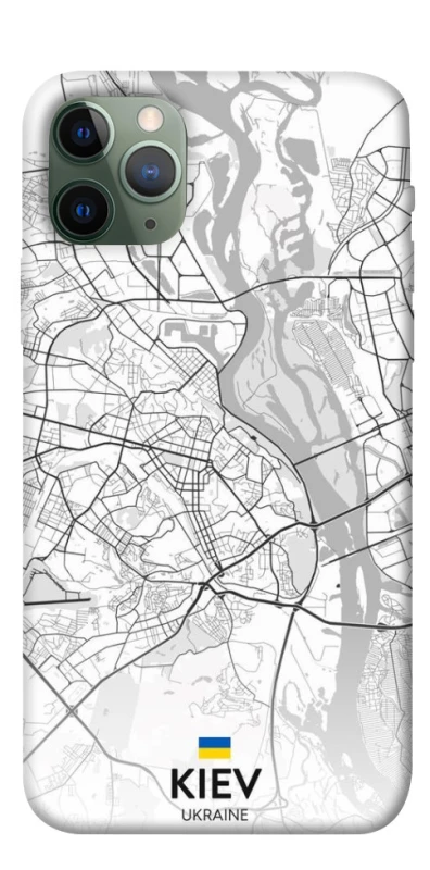Чохол на Apple iPhone 11 Pro (5.8") Kiev white map фото 1 з 1