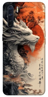 Чехол на Oppo A91 white dragon фото 1 из 1