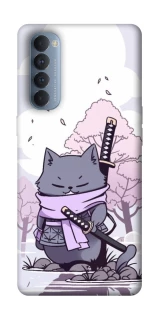 Чохол на Oppo Reno 4 Pro Samurai cat фото 1 з 1
