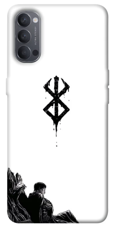 Чохол на Oppo Reno 4 berserk white фото 1 з 1