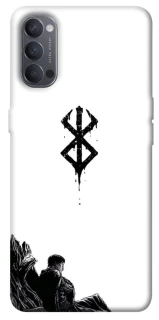 Чохол на Oppo Reno 4 berserk white фото 1 з 1