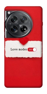 Чохол на OnePlus 12 Love Mode ON фото 1 з 1