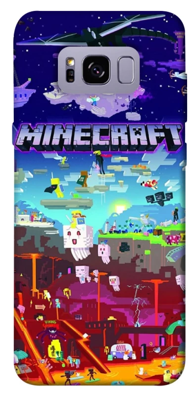 Чохол на Samsung G955 Galaxy S8 Plus Minecraft world фото 1 з 1