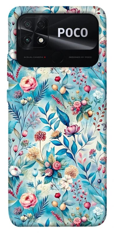 Чохол на Xiaomi Poco C40 Floral design ver.5 фото 1 з 1