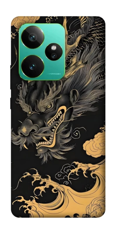 Чехол на Realme GT 7 gold dragon фото 1 из 1