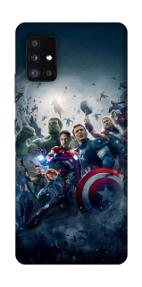 Чехол на Samsung Galaxy A51 5G Marvel heroes фото 1 из 1