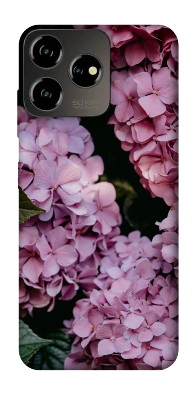 Чохол на ZTE Blade V50 Design 4G Рожеві гартензії фото 1 з 1