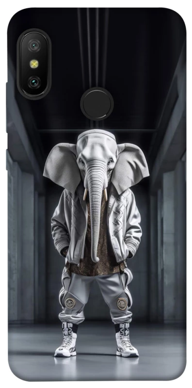 Чохол на Xiaomi Mi A2 Lite / Xiaomi Redmi 6 Pro Слон v2 фото 1 з 1