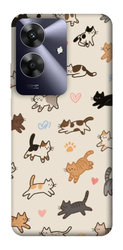 Чехол на Realme Note 60 Cat style ver.2 фото 1 из 1