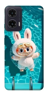 Чехол на Motorola Moto G35 Labubu in the pool ver.2 фото 1 из 1