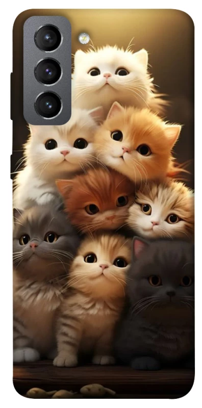 Чехол на Samsung Galaxy S21 FE Чехол Kittie Love v2 фото 1 из 1