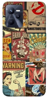 Чохол на Realme C35 Retro collage ver.2 фото 1 з 1