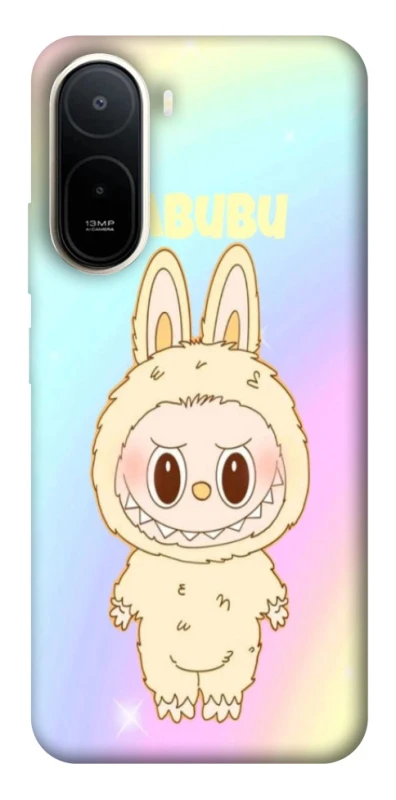 Чохол на Xiaomi Redmi A7 Pro 4G Fluffy Rainbow Labubu фото 2 з 2