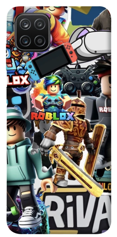 Чехол на Samsung Galaxy A12 Roblox collage ver.1 фото 1 из 1