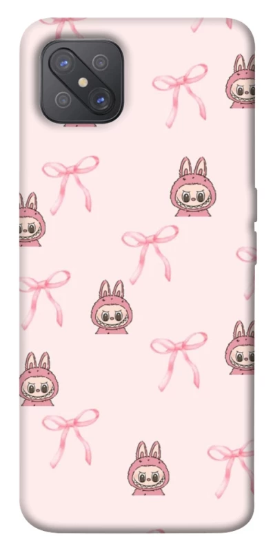 Чохол на Oppo A92s Pink bows and Labubus фото 1 з 1