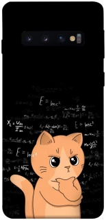 Чехол на Samsung Galaxy S10 Smart cat фото 1 Чехол на Samsung Galaxy S10 Smart cat фото 1 из 1