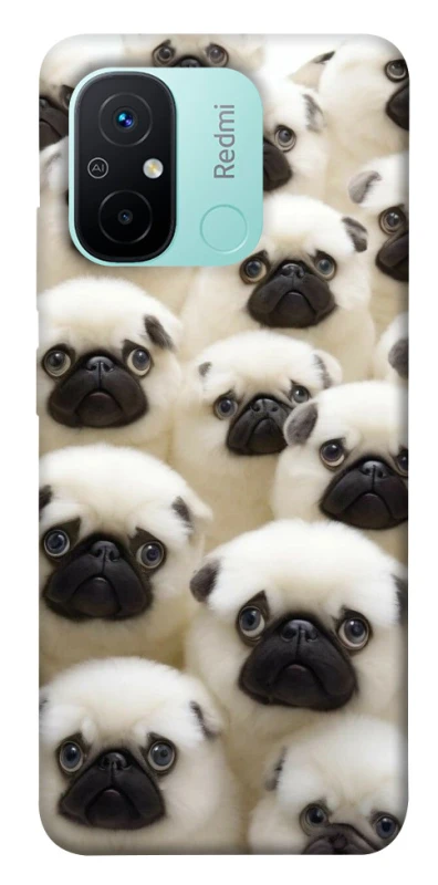 Чохол на Xiaomi Redmi 12C / Poco C55 Doggy Pug Love фото 1 з 1