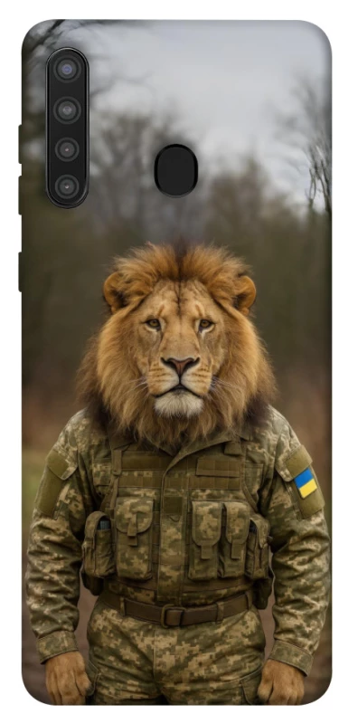 Чохол на Samsung Galaxy A21 Лев захисник фото 1 з 1