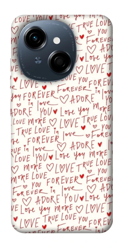 Чохол на TECNO Spark Go 1 Love aesthetic ver.4 фото 1 з 1