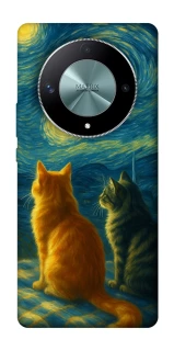 Чехол на Huawei Magic6 Lite Cats under the stars фото 1 из 1