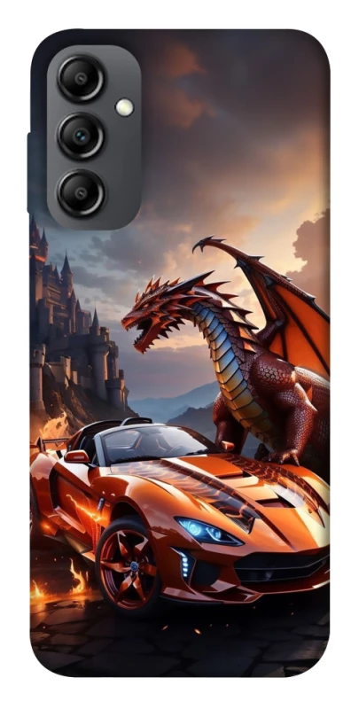 Чехол на Samsung Galaxy A14 4G/5G Сar and dragon фото 1 из 1