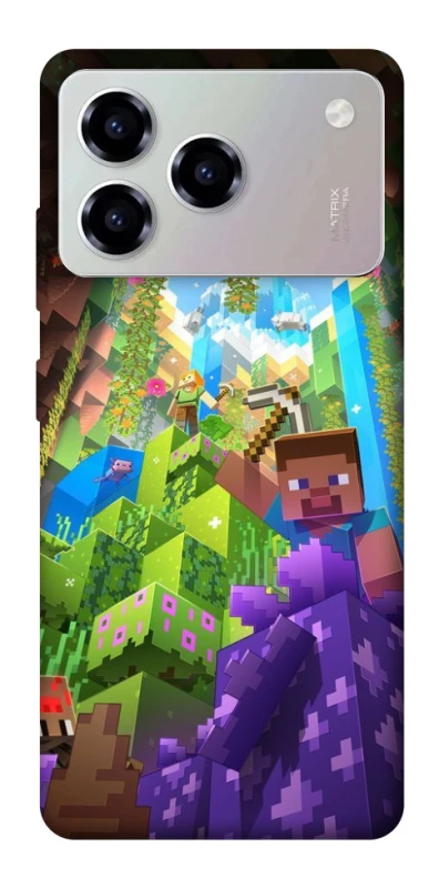 Чехол на ZTE Blade A76 Minecraft forever фото 1 из 1