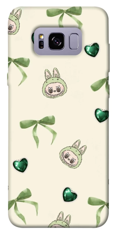 Чохол на Samsung G955 Galaxy S8 Plus Labubu Green Heart фото 1 з 1
