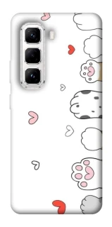 Чехол на Infinix Hot 50 Pro Paws фото 1 из 1