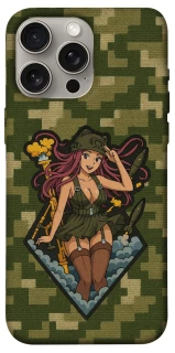 Чехол на Apple iPhone 15 Pro Max (6.7") Military Waifu фото 1 из 1