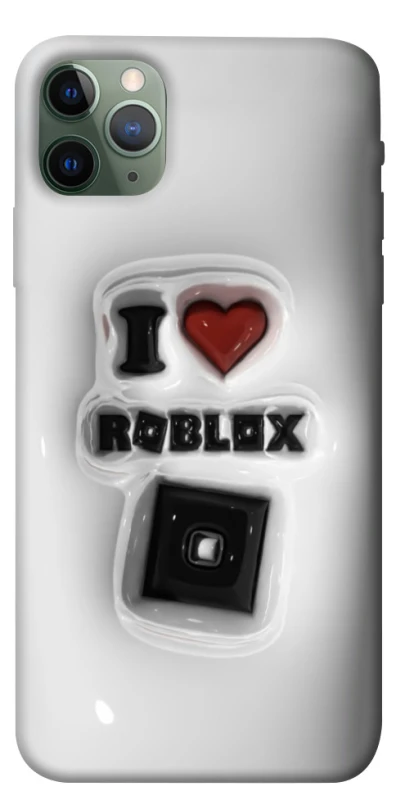 Чохол на Apple iPhone 11 Pro Max (6.5") I love Roblox фото 1 з 1