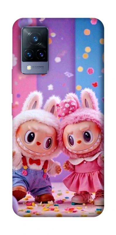 Чехол на Vivo V21 Labubu twins ver.3 фото 1 из 1