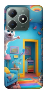 Чохол на Realme C61 crazy cat фото 1 з 1