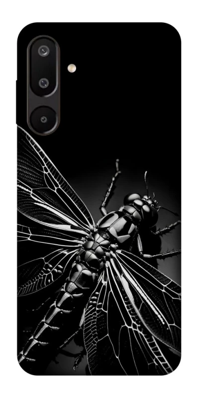 Чохол на Samsung Galaxy M16 5G Black dragonfly фото 1 з 1