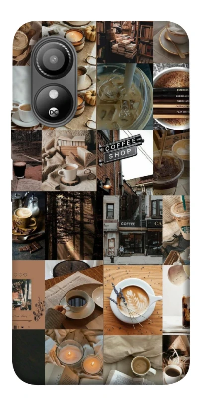 Чохол на ZTE Blade L220 Coffee collage ver.3 фото 1 з 1