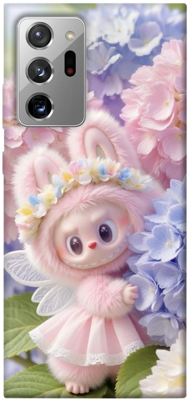 Чохол на Samsung Galaxy Note 20 Ultra Labubu & Flowers ver.1 фото 1 з 1