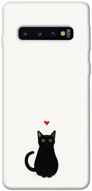 Чохол на Samsung Galaxy S10 cat in love фото 1 Чохол на Samsung Galaxy S10 cat in love фото 1 з 1