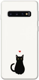 Чохол на Samsung Galaxy S10 cat in love фото 1 Чохол на Samsung Galaxy S10 cat in love фото 1 з 1
