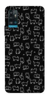 Чохол на ZTE Blade A71 Black Cats фото 1 Чохол на ZTE Blade A71 Black Cats фото 1 з 1