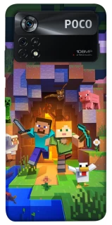 Чохол на Xiaomi Poco X4 Pro 5G Minecraft game фото 1 з 1