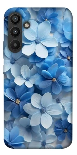 Чехол на Samsung Galaxy A34 5G Синие цветы фото 1 из 1